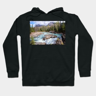 Natural Bridge in Green and White Hoodie